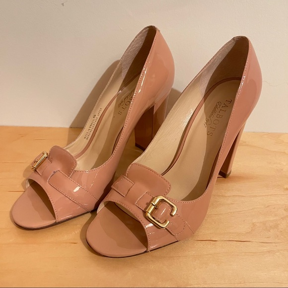 Talbots Shoes - Talbots Larina Cameo Rose Patent Leather Pumps